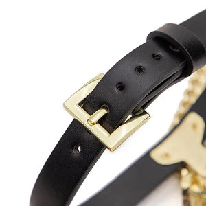 Leather Cosplay Choker & Leash DesireBlaze