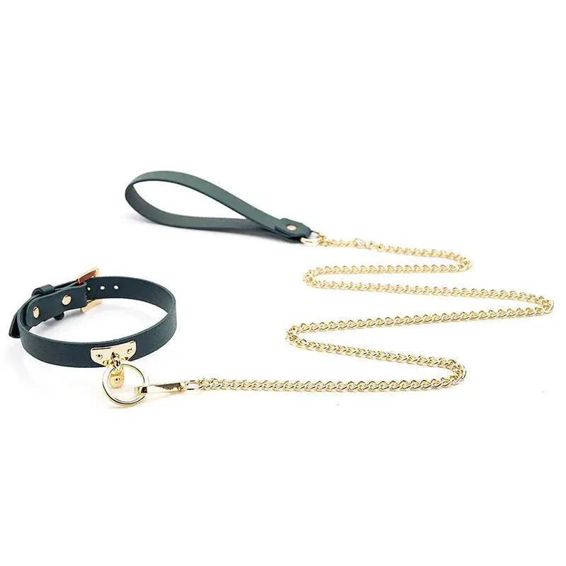 Leather Cosplay Choker & Leash DesireBlaze