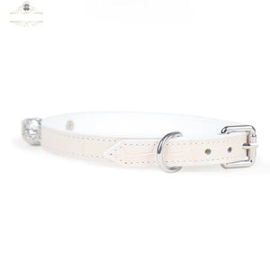 Crocodile-Embossed Genuine Leather Bondage Adult Collar DesireBlaze