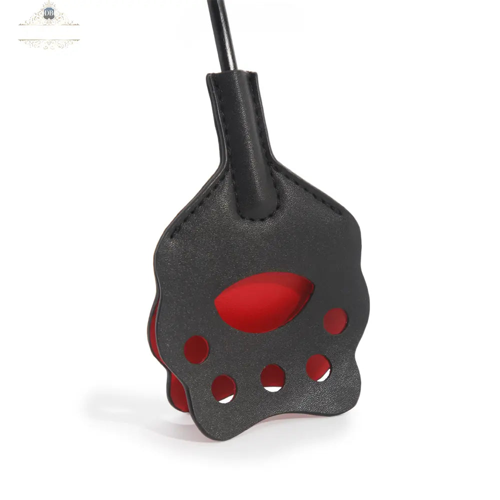 Genuine Leather Cat Paw BDSM Whip - Long Flogger for Adult Play DesireBlaze