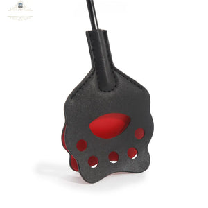 Genuine Leather Cat Paw BDSM Whip - Long Flogger for Adult Play DesireBlaze