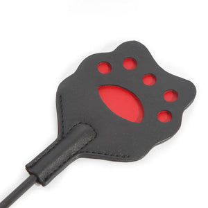 Genuine Leather Cat Paw BDSM Whip - Long Flogger for Adult Play DesireBlaze