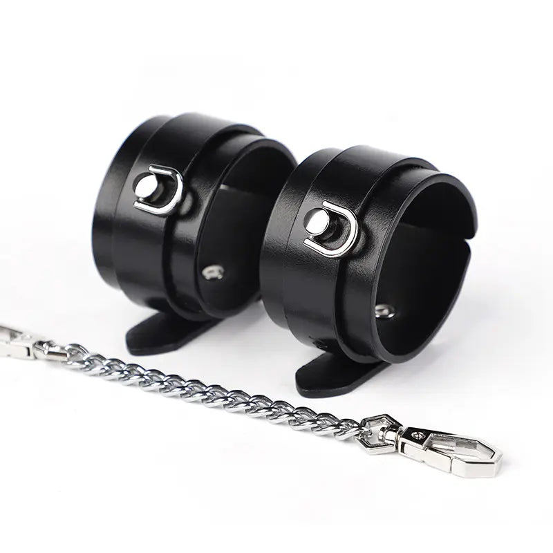 Genuine Leather Horseshoe Buckle Collar DesireBlaze