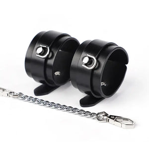 Genuine Leather Horseshoe Buckle Collar DesireBlaze