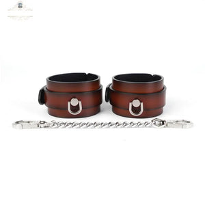 Genuine Leather Horseshoe Buckle Collar DesireBlaze