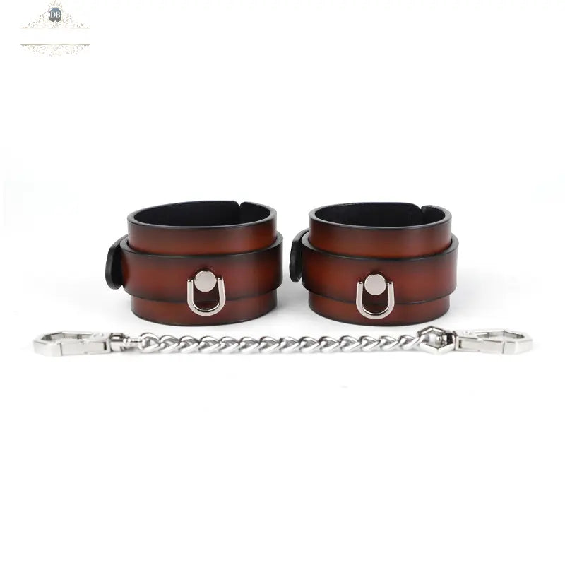 Genuine Leather Horseshoe Buckle Collar DesireBlaze