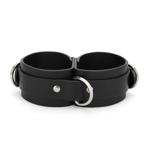 Genuine Leather Interlocking Bondage Cuffs DesireBlaze