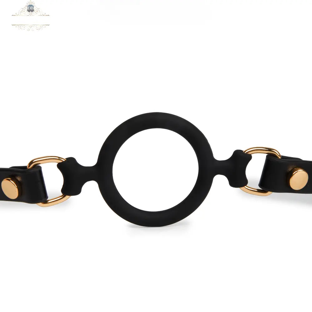 Genuine Leather Silicone O-Gag DesireBlaze