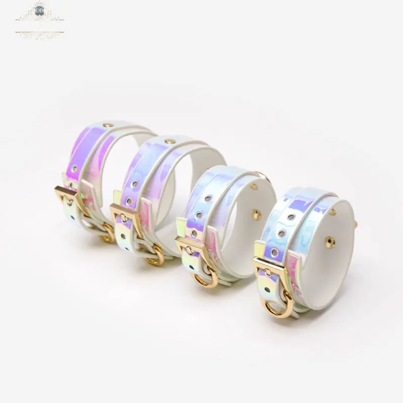 Iridescent Shimmer BDSM Bondage Restraint Set DesireBlaze