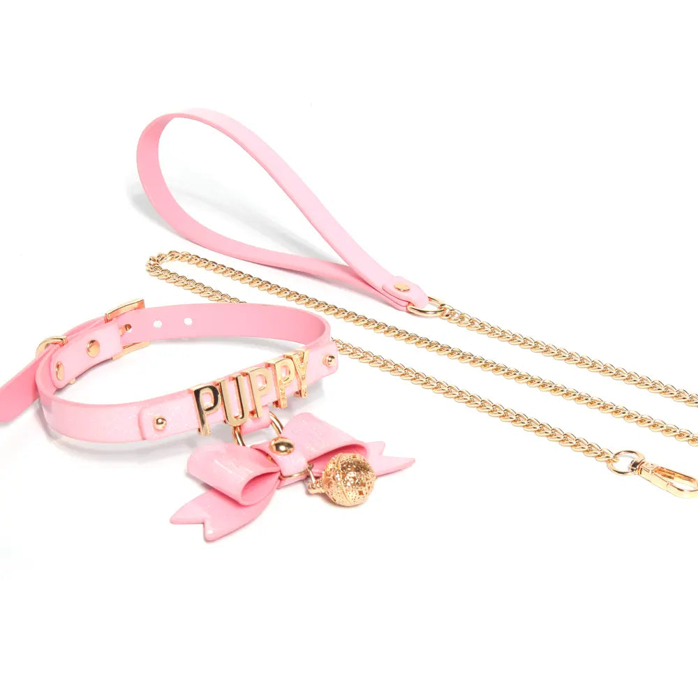 Iridescent Shimmer Bondage Adult Collar DesireBlaze