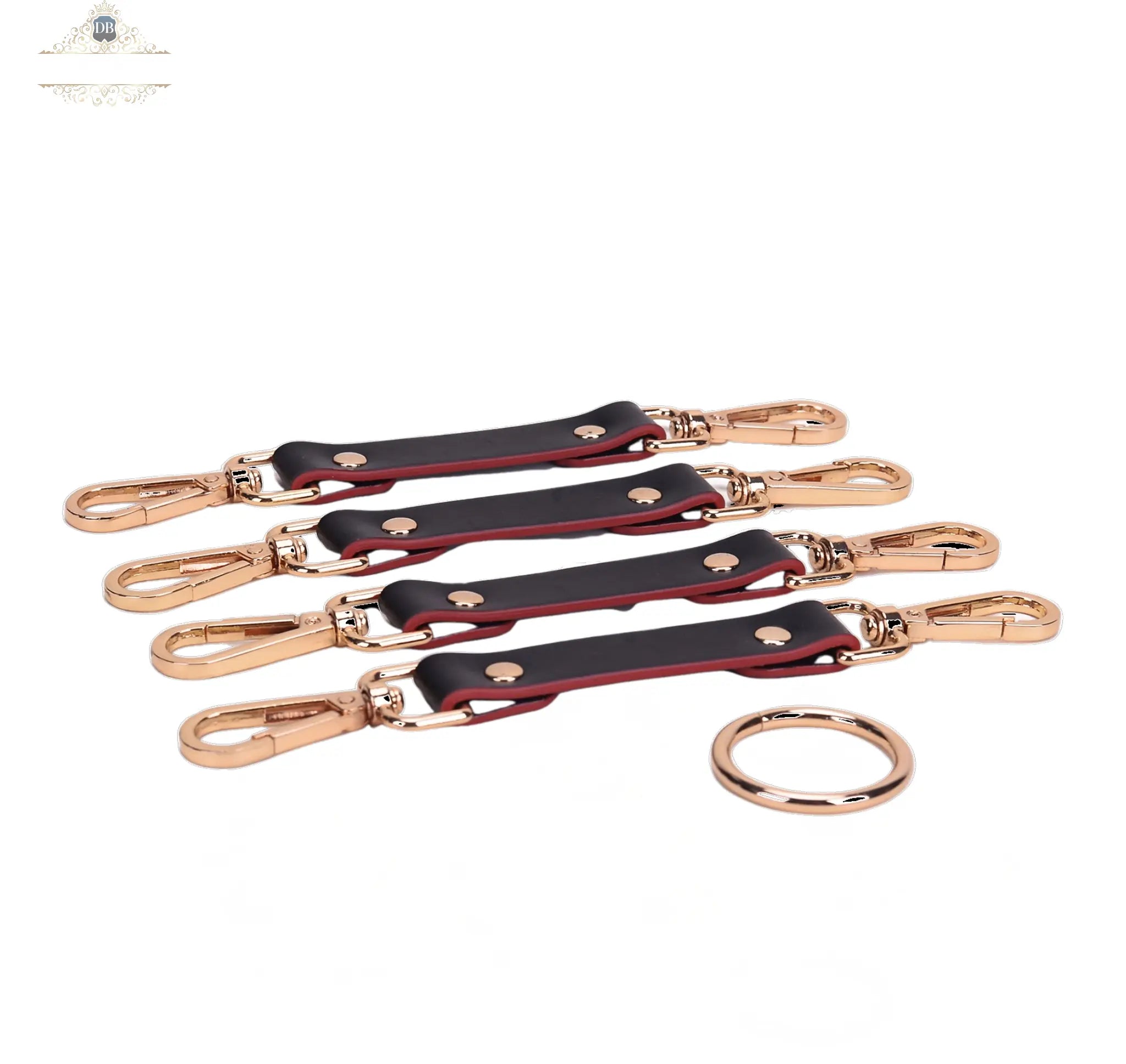 Luxury Cowhide Bunny Mask BDSM 16-Piece Fetish Kit DesireBlaze