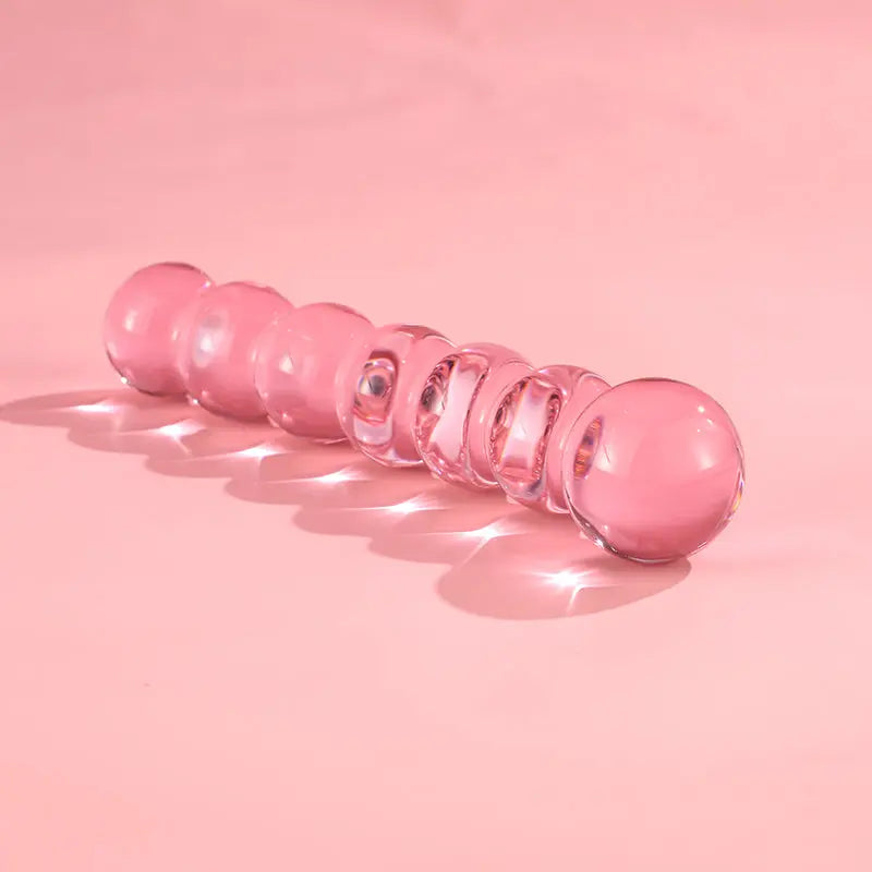 Pink Glass Bubble Dildo DesireBlaze