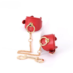 Premium Cowhide BDSM Bondage Set - 8 Tools DesireBlaze