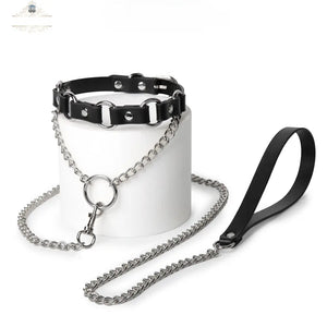 Punk-Style Bondage Collar DesireBlaze