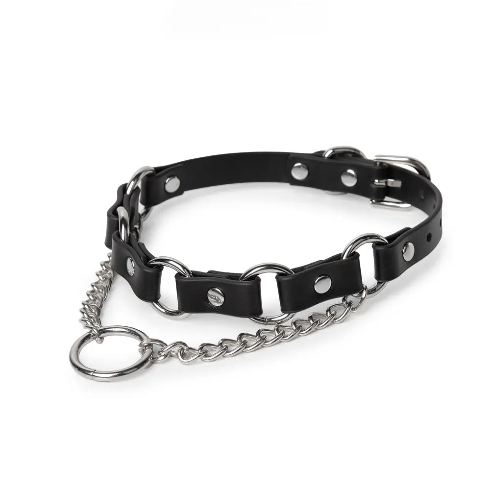 Punk-Style Bondage Collar DesireBlaze