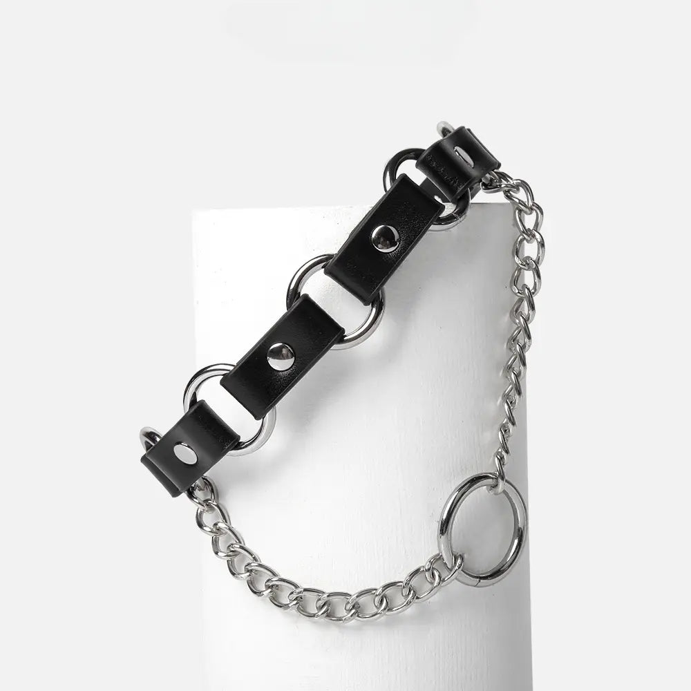 Punk-Style Bondage Collar DesireBlaze